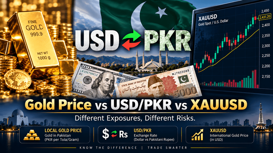 Local Gold Price, USD/PKR and XAUUSD: Why They Are Not the Same Exposure