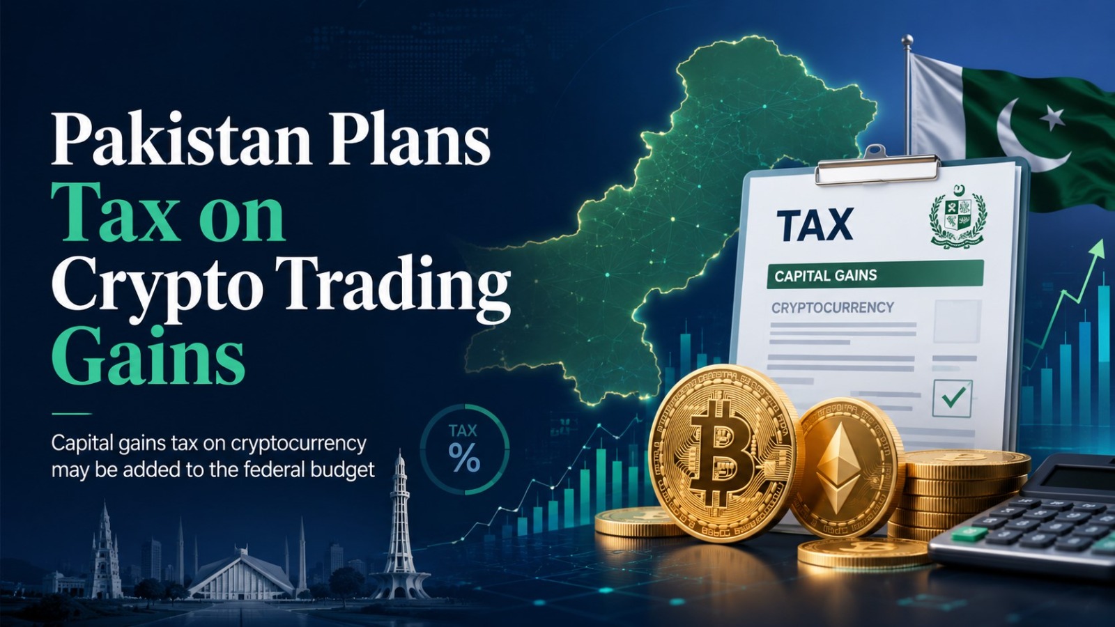 Pakistan Plans Tax on Crypto Trading Gains